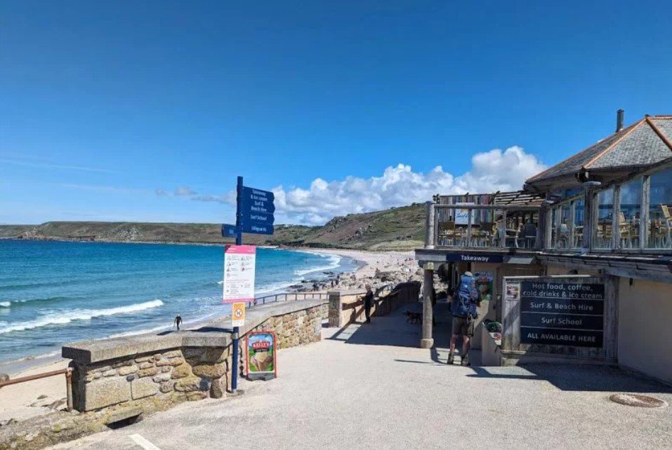 sennen beach and cafe